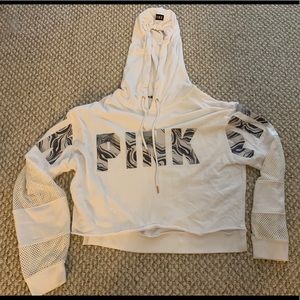 Victoria’s Secret mesh stripe arm hoodie